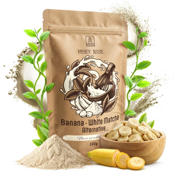 Mary Rose – White Matcha Alternative – Banana (in polvere) 100 g