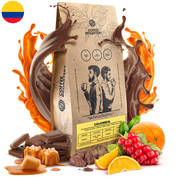 Bro Coffee Roastery - Caffè in grani interi Colombia Medellin Premium 1kg