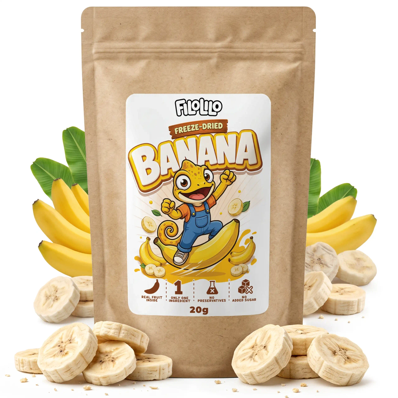 Banana liofilizzata FiloLilo