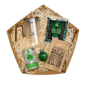 Set regalo – cesto regalo: tè + dolci + accessori