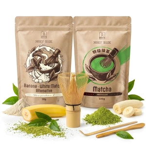 Set per Matcha Latte colorato: Matcha + White Matcha + accessori