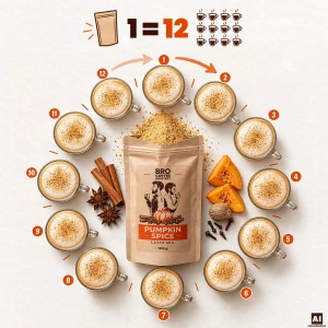 Bro Coffee Roastery – Pumpkin Spice Latte Mix 100 g