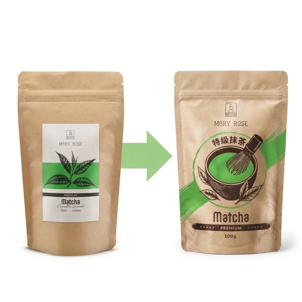 Mary Rose – Tè verde Matcha cinese Premium 100 g