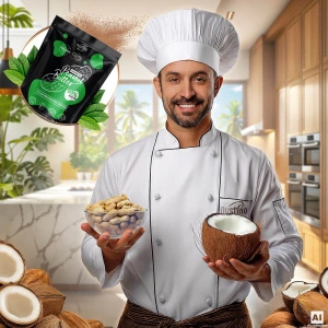 Nustino – Burro di arachidi in polvere – Coconut (senza zucchero aggiunto) 400 g