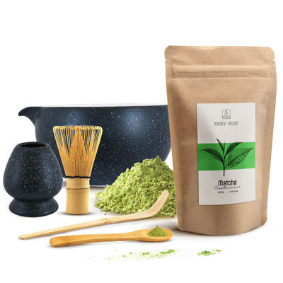 Set per la preparazione del tè Matcha: matcha 100g + accessori