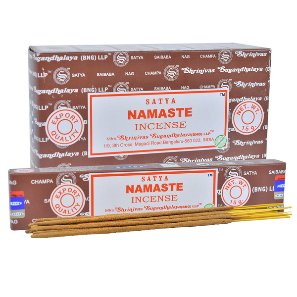 Bastoncini d'incenso Satya – Namaste