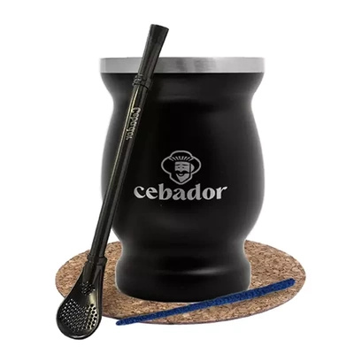 ThermoMate Matero termico nero Cebador bombilla