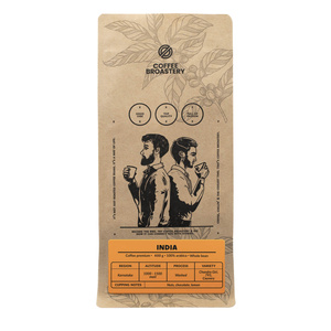 Bro Coffee Roastery - Caffè in grani interi India Karnataka Premium 400g