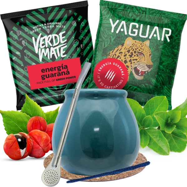 Set di accessori Yerba Verde Mate Matero Bombilla