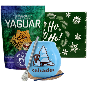 Set regalo Yerba Mate Yaguar Winter Prune 500g