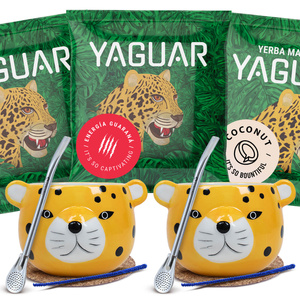 Yerba Mate Tazza di Mate Bombilla Set per due persone