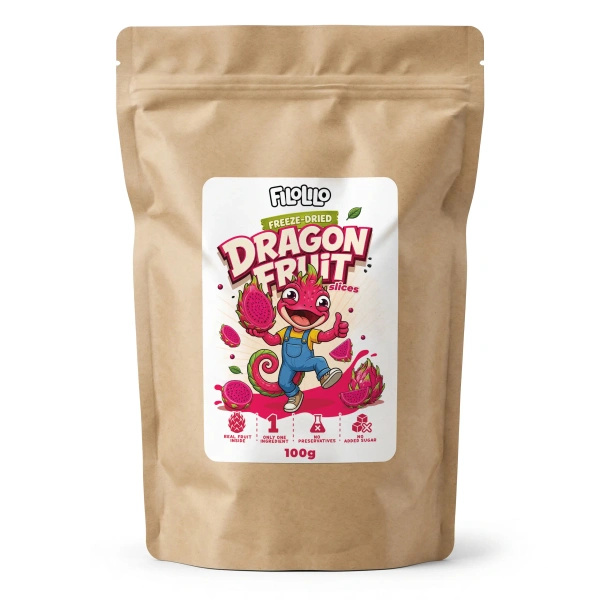 FiloLilo – Frutto del drago liofilizzato (fette) 100 g