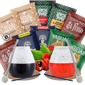 Set di Yerba Mate per due Bombilla Matero 500g