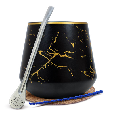 Set accessori per yerba mate: Calebassa + Bombilla