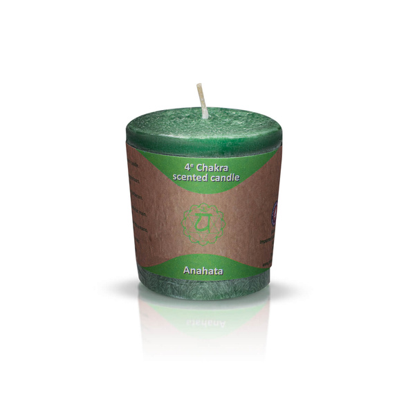 Set regalo per chakra del cuore (Anahata): tè chakra + incenso + candela
