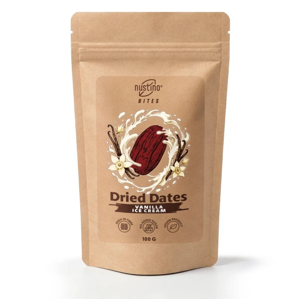 Nustino Bites – Datteri Essiccati – Vanilla Ice Cream 100 g