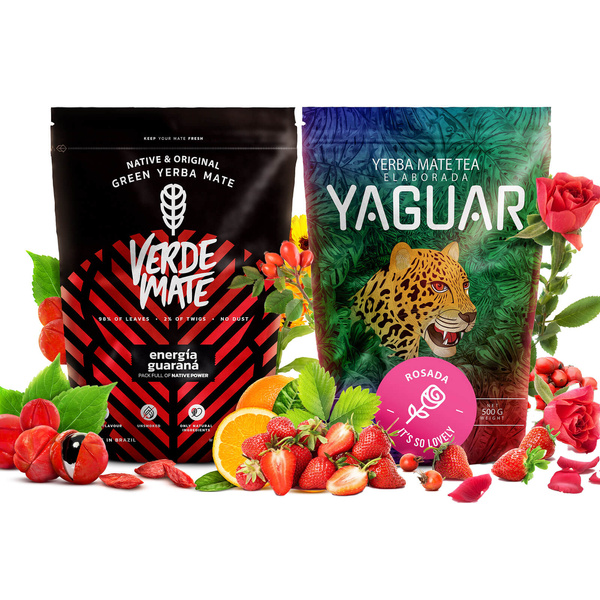Set di Yerba Mate: Verde Mate + Yaguar