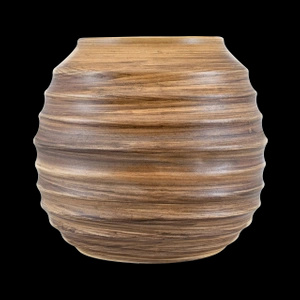 Zucca in ceramica nera - Verde Mate - 300ml