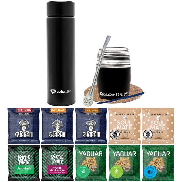 Set di Yerba Mate Guarani 500g 10x50g Yerbomos