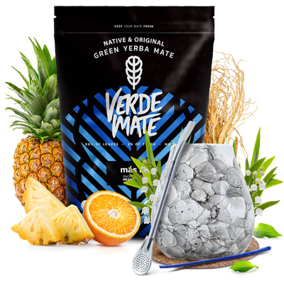 Set iniziale di Yerba Mate Verde Mate Mas IQ 500g