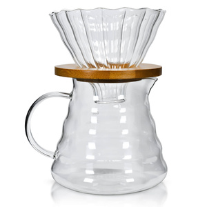 Set per la preparazione del caffè – dripper in vetro e caraffa