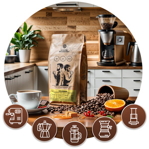 Set di Bro Coffee Roastery Colombia Medellin + Brazil Cerrado 2x1kg (2kg)