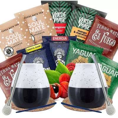 Yerba Mate Set per due Fruttato per iniziare