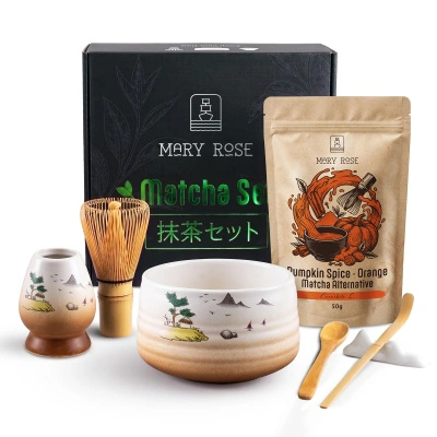 Set regalo per preparare la Orange Matcha