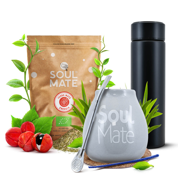 Set Yerba Soul Mate Energia 500g 0,5kg Thermos