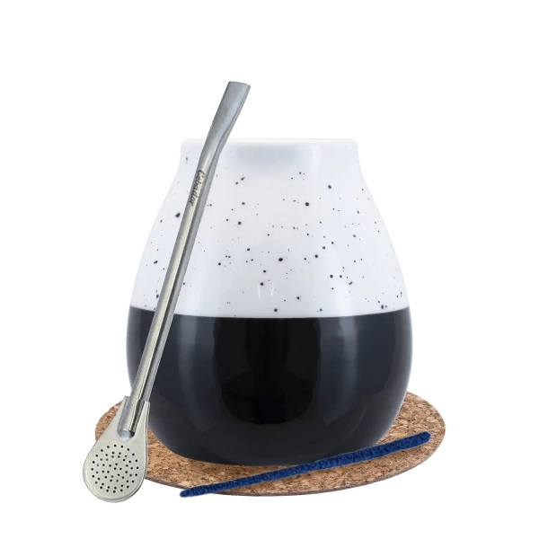 Kit di avviamento Yerba Mate bombilla LARGE CALABACH