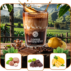 Bro Coffee Roastery - Caffè in grani interi India Karnataka Premium 400g