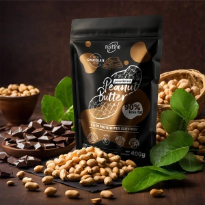 Set di burro di arachidi in polvere Nustino: Classic + Chocolate 2x400g