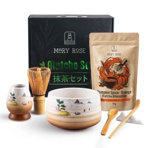 Set regalo per preparare la Orange Matcha