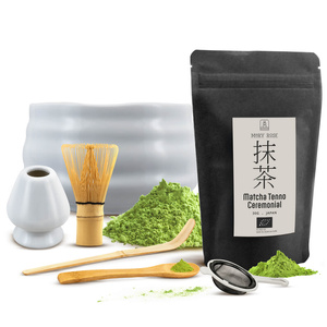 Set cerimoniale per preparare il tè matcha: matcha BIO giapponese 30g + accessori
