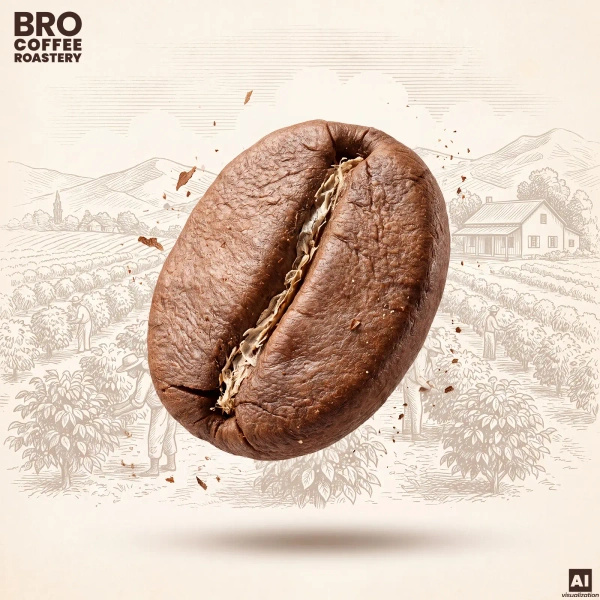 Bro Coffee Roastery – Caffè in grani interi Pure Crema 1 kg