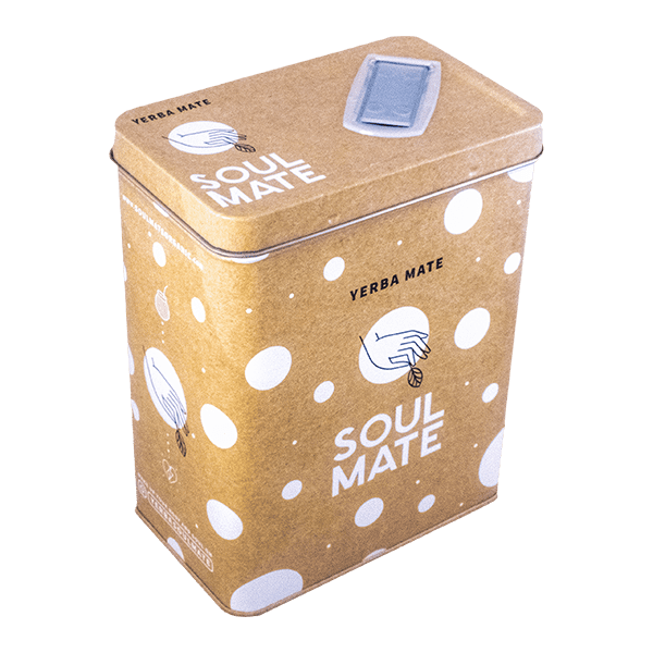 Yerbera – Scatola di latta + Soul Mate Orgánica Frosty Season 0,5 kg