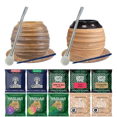Zucca in ceramica nera - Verde Mate - 300ml