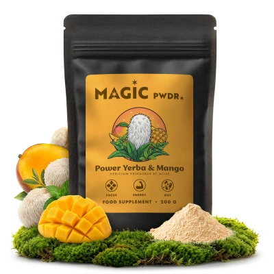 Magic Pwdr – Power Yerba & Mango – Focus & Gut Blend 200 g