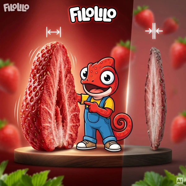 FiloLilo – Fragole liofilizzate (a fette) 100 g