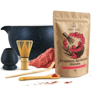 Set per preparare la Red Matcha