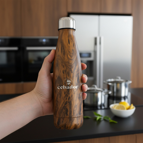 Bottiglia termica Cebador 500 ml – colore legno