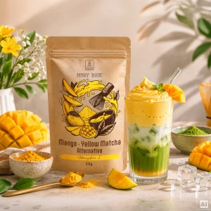 Set di matcha colorati: Red Matcha + Orange Matcha + Yellow Matcha