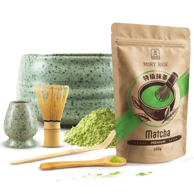 Set per la preparazione del tè Matcha: matcha 100g + accessori