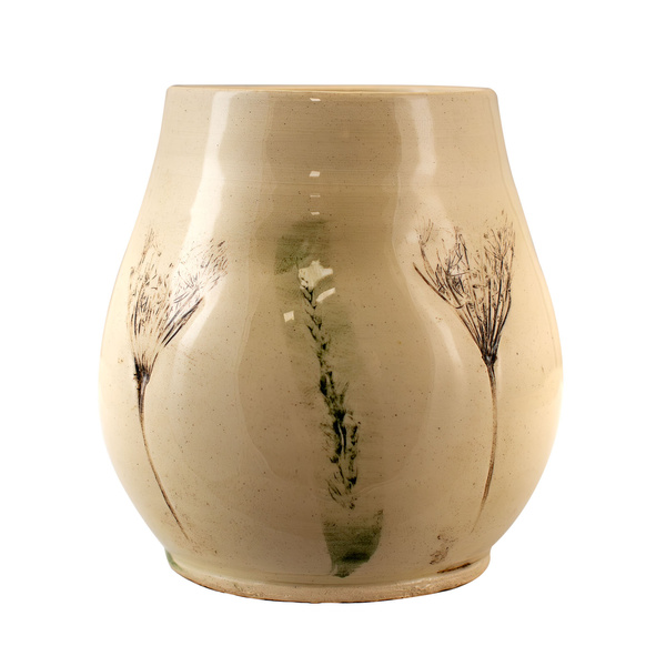 Tazza di mate in ceramica Flora Brown 300 ml – Serie Crater