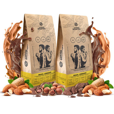 Set di Bro Coffee Roastery Brazil Cerrado 2x1kg (2kg)