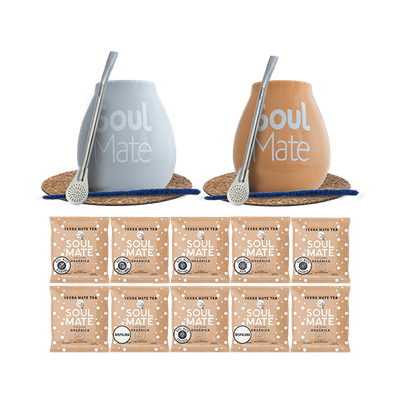 Yerba Mate Starter Kit per coppie 10x50g EXTRA