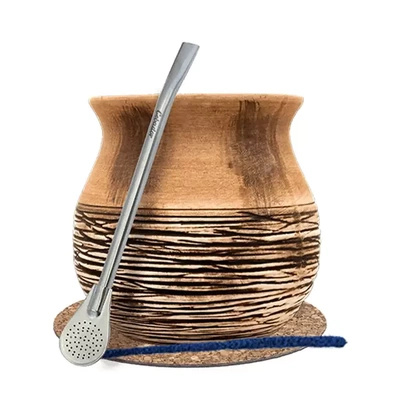 Set Zucca + Bombilla 19cm