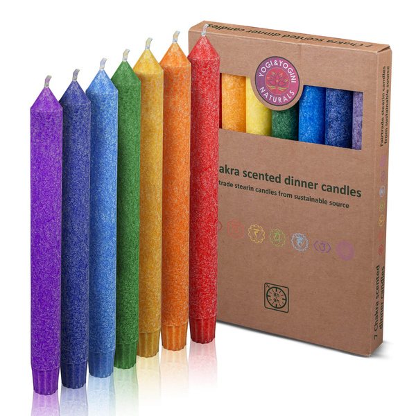 Candele alte profumate (grandi) - Sette Chakra