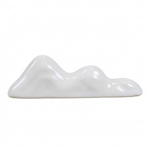 Chashaku-oki – Supporto per cucchiaio da matcha (bianco)