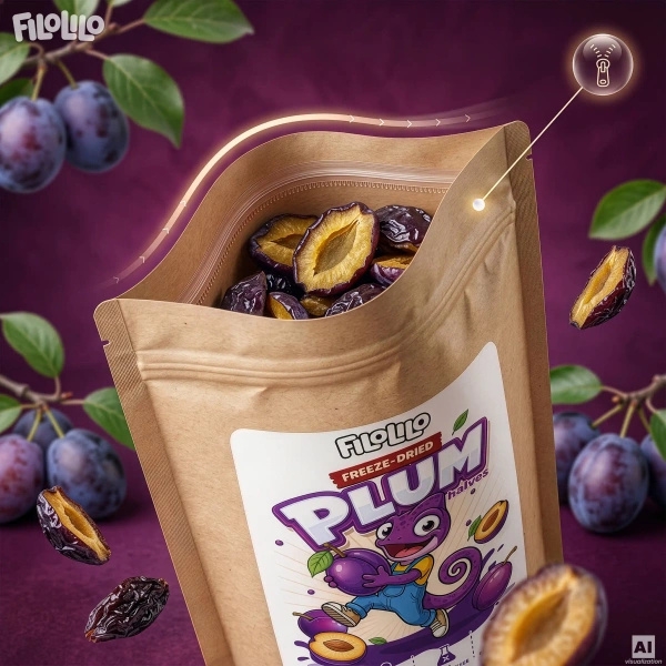 FiloLilo – Prugne liofilizzate (metà) 20 g